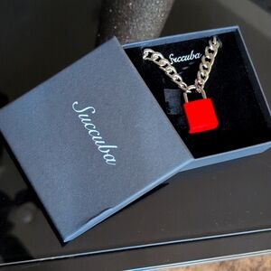 Succuba Men's Lock Necklace 18 inch